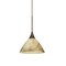 Besa Lighting Domi Cord Pendant, Mocha, Bronze Finish, 1x5W LED 1XT-174383-LED-BR - alternate 1
